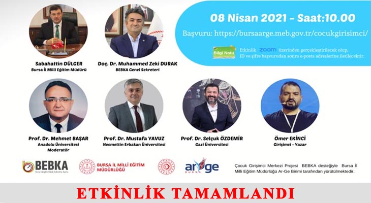 BUGÜNÜN ÇOCUKLARI YARININ GİRİŞİMCİLERİ