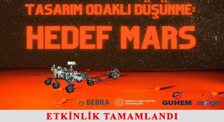 TASARIM ODAKLI DÜŞÜNME: HEDEF MARS ETKİNLİĞİ