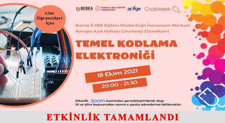 LİSE ÖĞRENCİLERİ İÇİN TEMEL KODLAMA ELEKTRONİĞİ